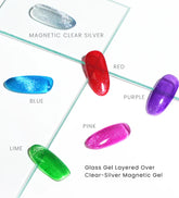 Akzentz Gel Play Glass Series COLLECTION with WAND - 10ml Bottle